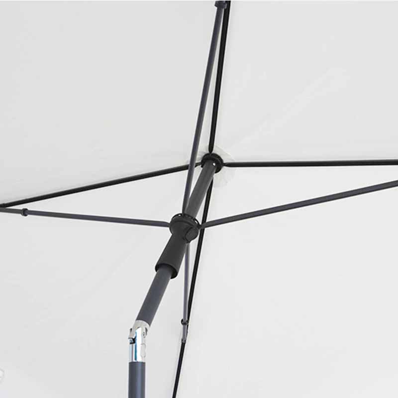 ร่มเหล็กสี่เหลี่ยมผืนผ้าที่มี GP1902 เอียง