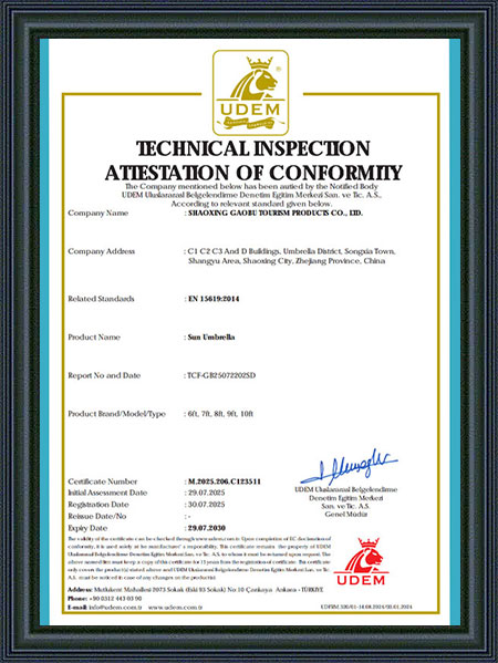 Shaoxing Gaobu Tourism Products Co. , Ltd.